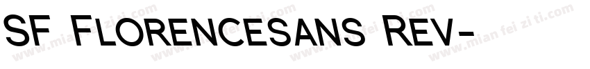 SF Florencesans Rev字体转换